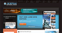 Desktop Screenshot of jaxfaxmagazine.com