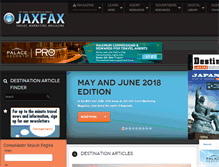 Tablet Screenshot of jaxfaxmagazine.com